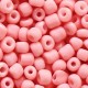 Glas rocailles kralen ± 4mm Living coral pink
